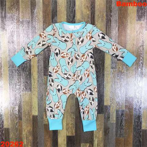 oem children bamboo clothing infant print baby pajamas newborn soft organic baby romper bamboo baby pajamas