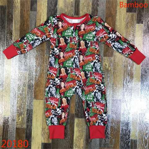 custom 95% bamboo 5% spandex kids clothes outfit sets baby kids 2 pcs set long sleeve pjs sleepwear children pajamas sleepsuit