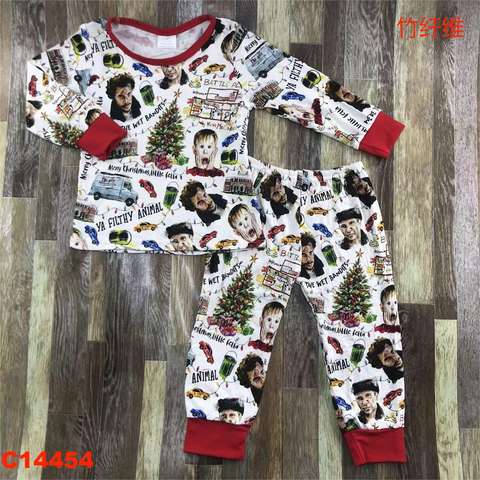 gingerbread bamboo pajamas family