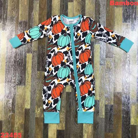 various print bamboo baby pajamas famous brand custom baby bamboo romper mystery box bamboo